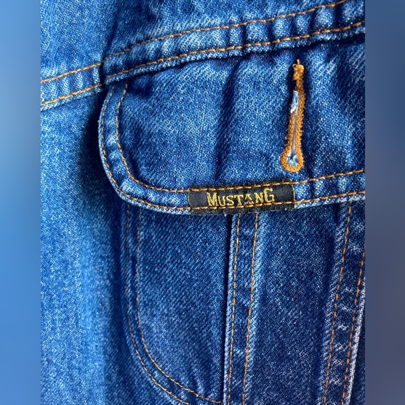 Roughrider Mustang Blanket Lined Denim Jacket - Picture 4 of 5
